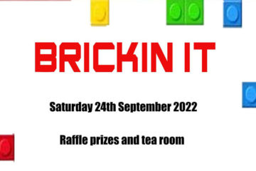 'BRICKIN IT', Saturday 24th September 2022, Raffle prizes and tea room.