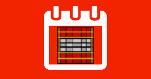 Tartan LUG calendar